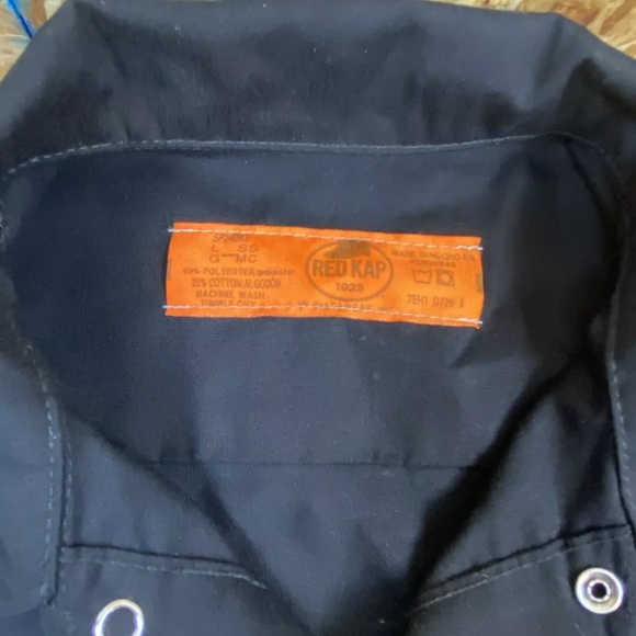 Jimmy Shine SPEED SHOP Work Shop Red Kap Large - Picture 2 of 7